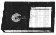 A Beta (Betamax) video cassette, of the type with only one tape window.