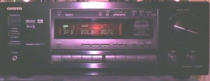 Onkyo Dolby Digital amplifier.